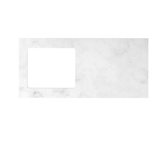 ArcQuay Laundry 1300mm Solid Surface Cloudy Carrara Top