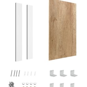 ArcQuay End Panel 880×580×16 Natural Oak With Installation Kit