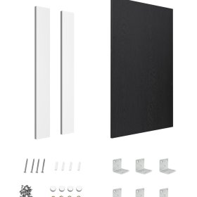 ArcQuay End Panel 880×580×16 Black Oak With Installation Kit