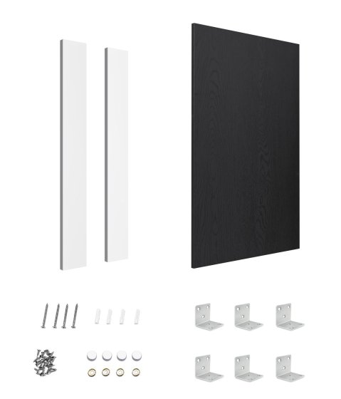 ArcQuay End Panel 880×580×16 Black Oak With Installation Kit