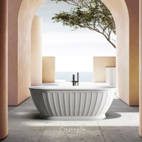 ArcQuay Attica Kensington 1500 Gloss White Bath
