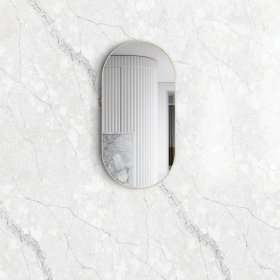 ArcQuay Noosa 900 H X450 W Gold Metal Frame Tuffi Mirror