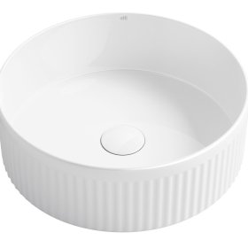 Oxford Round 395x395x120 Gloss White Basin
