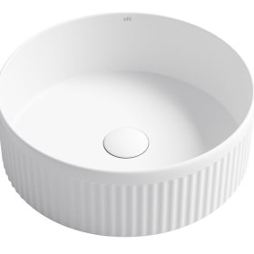 Oxford Round 395x395x120 Matte White Basin