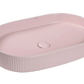 Kensington Oval 580x360x120 Matte Pink Basin