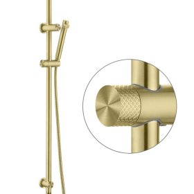 ArcQuay Celine Twin Shower Combo Brushed Gold