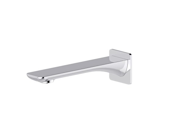 ArcQuay Oskar chrome wall-mounted bath spout