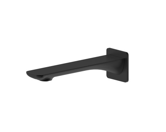 ArcQuay Oskar matte black wall-mounted bath spout