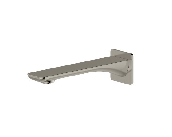 ArcQuay Oskar brushed nickel wall-mounted bath spout