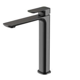 ArcQuay Oskar gun metal tall deck-mounted mixer product view
