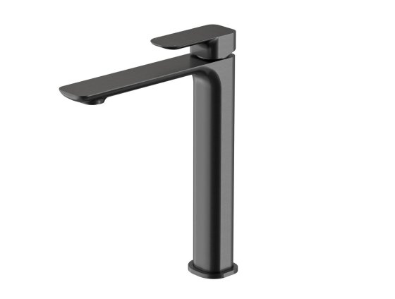 ArcQuay Oskar gun metal tall deck-mounted mixer product view