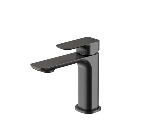 ArcQuay Oskar gun metal deck-mounted mixer product view
