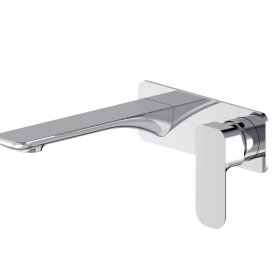 ArcQuay Oskar Wall Basin Mixer Chrome