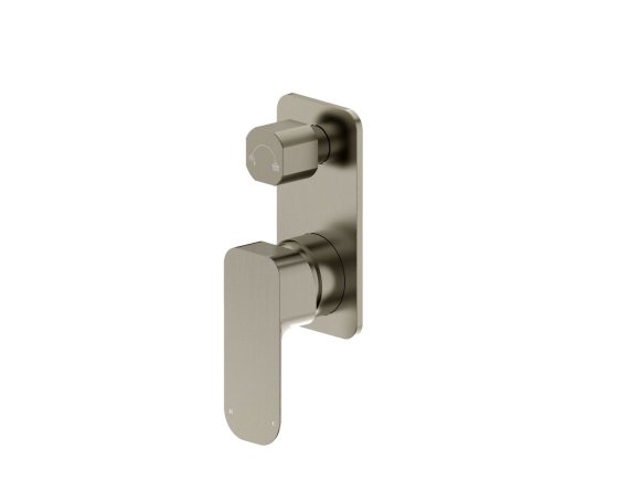 ArcQuay Oskar brushed nickel wall-mounted shower control with diverter