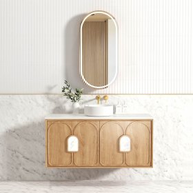 ArcQuay Laguna Mark Ii 1200mm Woodland Oak Wall Hung Vanity