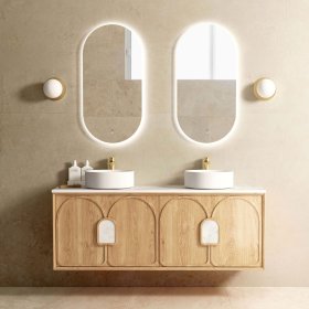 ArcQuay Laguna Mark Ii 1500mm Woodland Oak Wall Hung Vanity