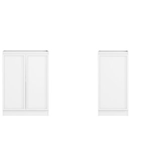 Hampshire White Base Laundry Cabinet with 1060mm Pure White Top