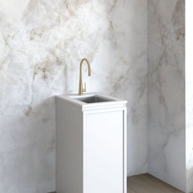 Mini Laundry 430mm Hampshire White with Pure White Top