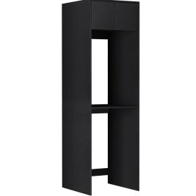 Byron/Bondi Laundry 2100 Black Oak Tall Washing Machine Cabinet