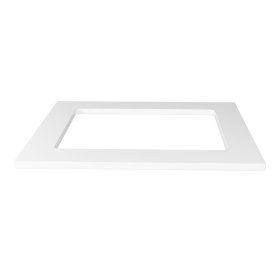 Laundry 650mm Solid Surface Matte White Top