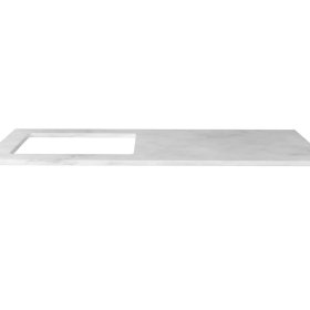 Laundry 1300mm Solid Surface Cloudy Carrara Top