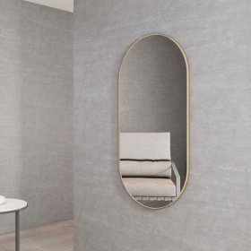Noosa 900(H)x450(W) Gold Metal Frame Tuffi Mirror