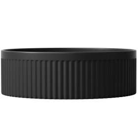 Oxford Round 395x395x120 Matte Black Basin