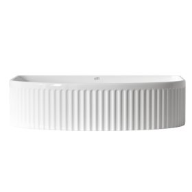 Archie 415x365x100 Gloss White Fluted Basin