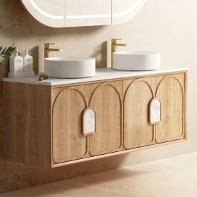 Laguna Mark II 1500mm Woodland Oak Wall Hung Cabinet Only