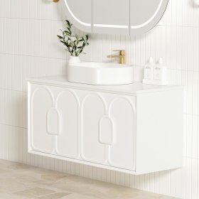 Laguna Mark II 1200mm Matte White Wall Hung Cabinet Only