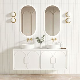 Laguna Mark II 1500mm Matte White Wall Hung Cabinet Only