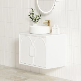 Laguna Mark II 600mm Matte White Wall Hung Cabinet Only