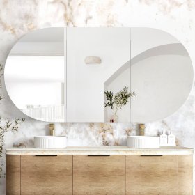 Bondi 1800x900 Natural Oak Shaving Cabinet