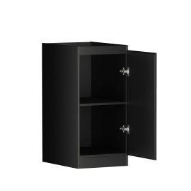 Mini Laundry 430mm Hampshire Matte Black with Pure White Top