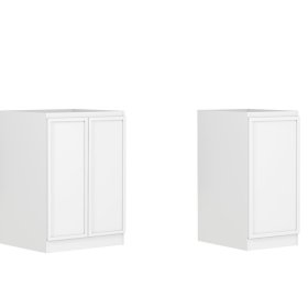 Hampshire White Base Laundry Cabinet with 1060mm Pure White Top