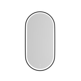 LED Noosa 900(H)x450(W) Black Metal Frame Tuffi Mirror