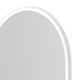 LED Noosa 900(H)x450(W) White Metal Frame Tuffi Mirror