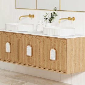 Laguna Mark II 1800mm Woodland Oak Wall Hung Cabinet Only