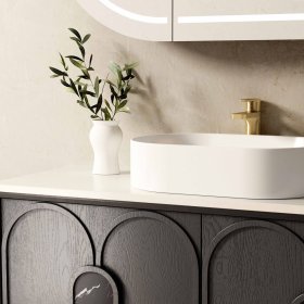 Laguna Mark II 1200mm Black Oak Wall Hung Cabinet Only