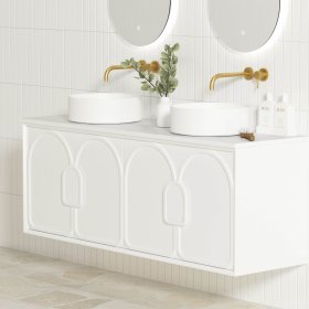 Laguna Mark II 1500mm Matte White Wall Hung Cabinet Only