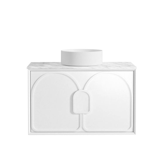 Laguna Mark II 900mm Matte White Wall Hung Cabinet Only