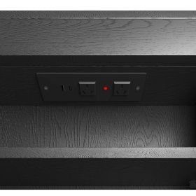 LED Archie 900(H)x600(W) Black Oak Shaving Cabinet - Premium Edition