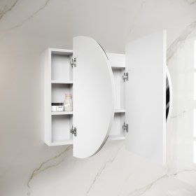 LED Bondi 1200(W)x750(H) White Shaving Cabinet - Premium Edition