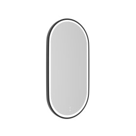 LED Noosa 900(H)x450(W) Black Metal Frame Tuffi Mirror