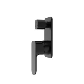 Oskar Shower Mixer With Diverter Matte Black