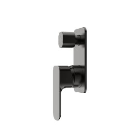 Oskar Shower Mixer With Diverter Gun Metal