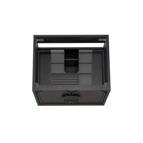 Laguna Mark II 600mm Black Oak Wall Hung Cabinet Only