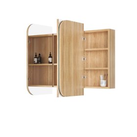 Newport 1200x750 Woodland Oak Shaving Cabinet