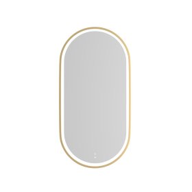 LED Noosa 900(H)x450(W) Gold Metal Frame Tuffi Mirror