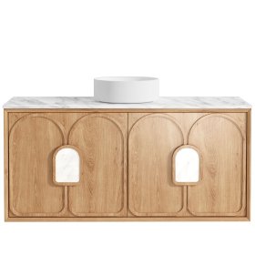 Laguna Mark II 1200mm Woodland Oak Wall Hung Cabinet Only